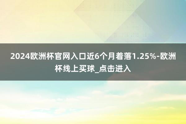 2024欧洲杯官网入口近6个月着落1.25%-欧洲杯线上买球_点击进入